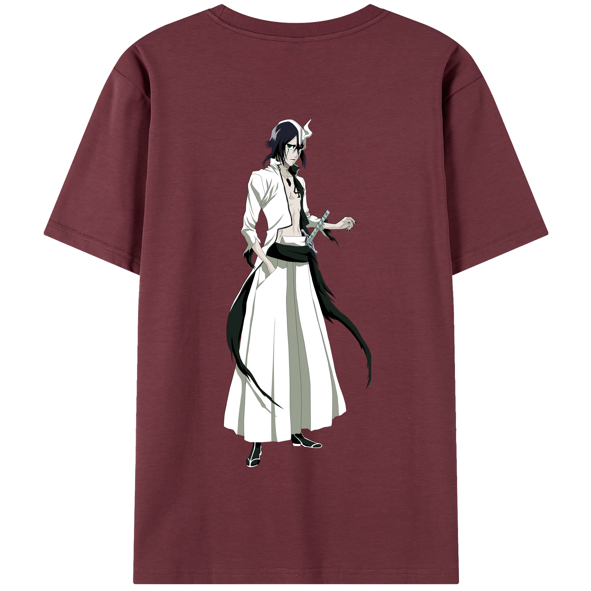 （画像用） ブリーチ ウルキオラ·シファー BLEACH Ulquiorra cifer 綿100％半袖Tシャツ（背面プリント）